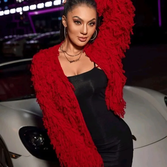 New fringe shaggy sweater - Picture 4 of 7